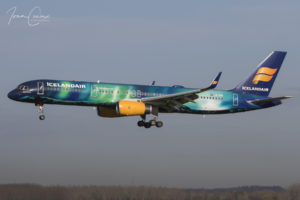 Brussels Airport Boeing 757-25C | Icelandair | Registration: TF-FIU | Msn: 26243 / Ln: 603 | Name: Hekla Aurora