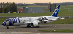 R2-D2 ANA JET At Brussels Airport