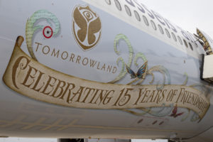 Brussels Airlines Tomorrowland Party Flight Frankfurt-Brussels – Trip Report