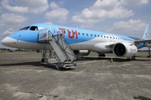 TUI Fly Belgium puts first Embraer E195-E2 officially into service during name giving event at Antwerp Airport
